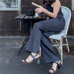 Armani vintage striped cotton & silk pants size small/ medium EUC